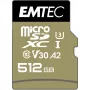 Tarjeta de memoria Emtec 512GB MicroSDXC UHS-I ECMSDM512GXC10SP