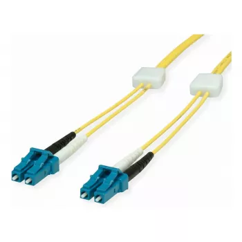 ZVK GmbH EasyLan Cable de parcheo FO Premium, dúplex – Cable de parcheo – LC monomodo (M) a LC monomodo (M) – 2 m – Fibra óptica – Dúplex – 9/125 micrómetros – OS2 – Amarillo, RAL 1021