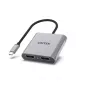 Adaptador de cable de vídeo UNITEK V1404A 0,15 m USB Type-C 2 x DisplayPort