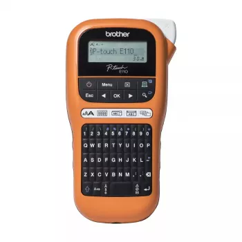 Impresora de etiquetas Brother PT-E110VP Transferencia térmica Color 180 x 180 DPI 20 mm/s TZe QWERTY