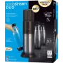 SODASTREAM DUO negro acero inoxidable — máquina de agua con gas para casa