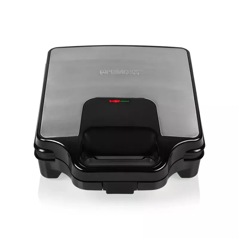 Sandwichera Princess 01.127006.01.001 1600W negra acero inoxidable