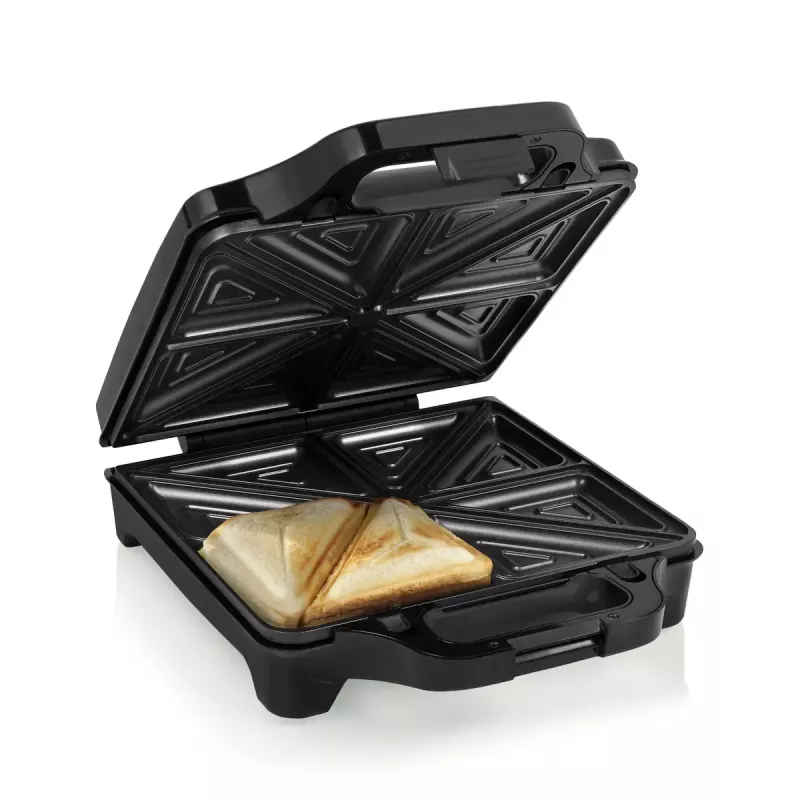 Sandwichera Princess 01.127006.01.001 1600W negra acero inoxidable