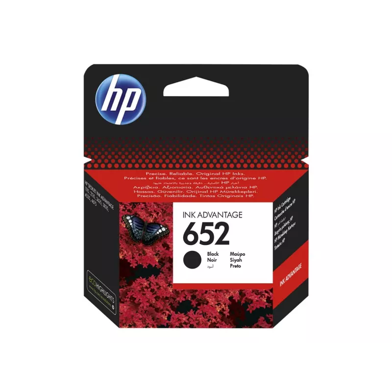 Cartucho original HP 652 negro Ink Advantage