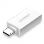 Adaptador UGREEN USB-C a USB 3.0 A hembra blanco