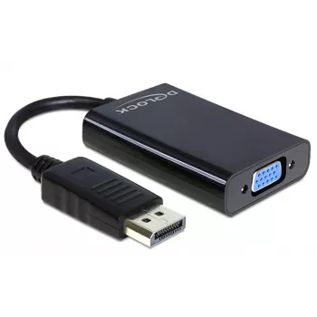 Adaptador Delock DisplayPort macho > VGA hembra de 15 pines - adaptador DisplayPort - DisplayPort (M)