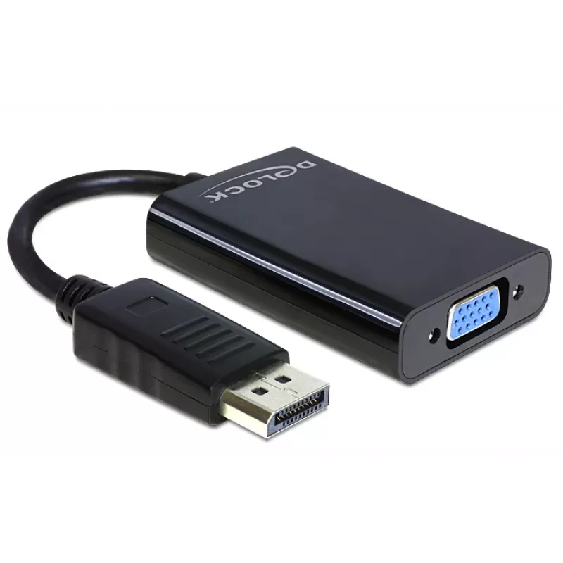 Adaptador Delock DisplayPort macho > VGA hembra de 15 pines - adaptador DisplayPort - DisplayPort (M)