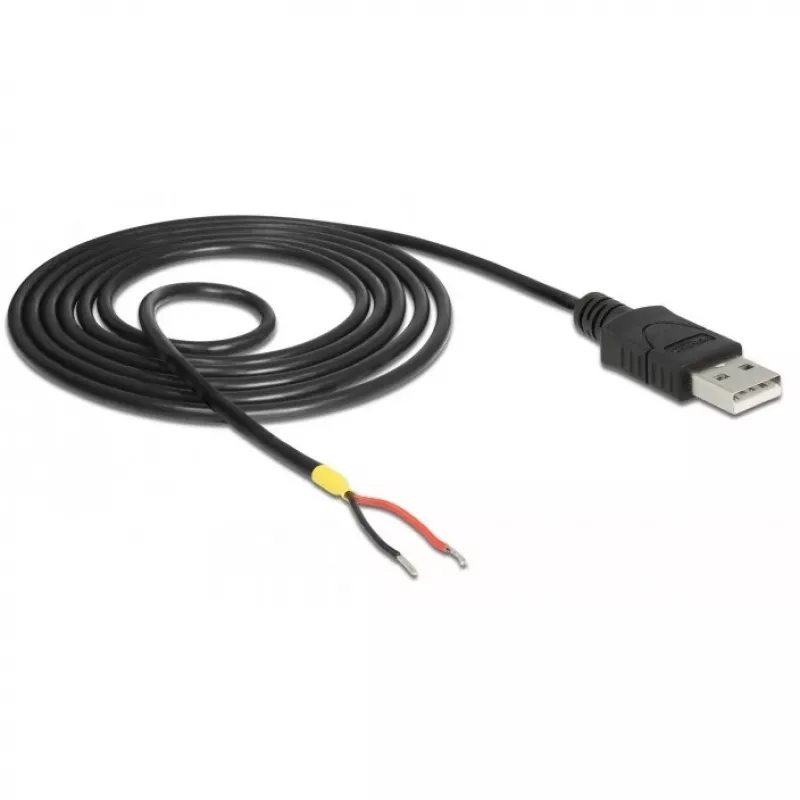 Cable DELOCK USB 2.0 Type-A macho > 2 terminales de cable abiertos