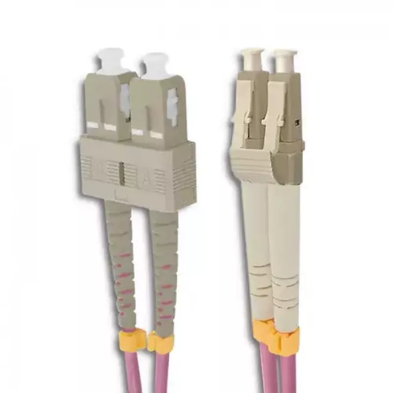 Cable de fibra óptica Qoltec 54352 10 m LC SC multicolor
