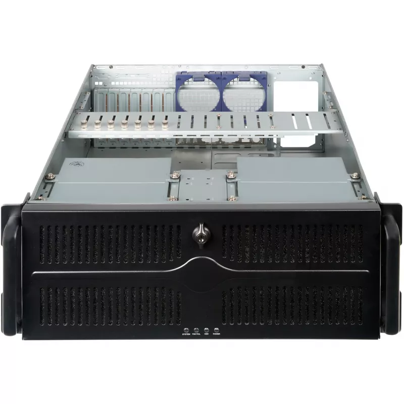 CHIEFTEC RACKMOUNT EATX sin fuente de alimentación USB 3.0 negro 4U