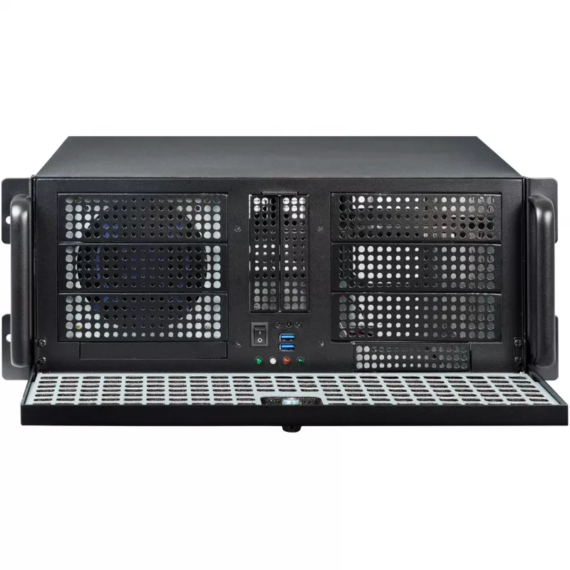 CHIEFTEC RACKMOUNT EATX sin fuente de alimentación USB 3.0 negro 4U
