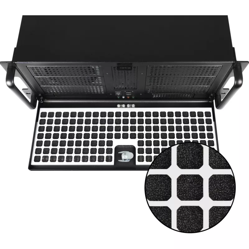 CHIEFTEC RACKMOUNT EATX sin fuente de alimentación USB 3.0 negro 4U