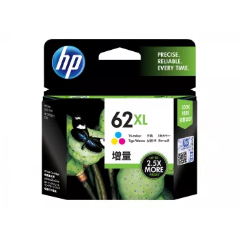 HP 62XL cartucho de tinta original C2P04AE 301 tricolor alta capacidad pack de 1 blíster multilingüe
