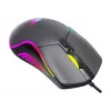 Ratón gaming Havit MS1038 negro ambidiestro USB 8000 DPI 7 botones