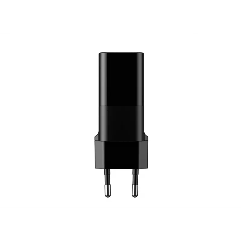 Cargador HAVIT UCLE001 EU GaN de tres puertos 30 W negro — cargador USB compacto con 3 conexiones
