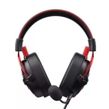 Auriculares Havit H2002E Pro con cable gaming negro rojo
