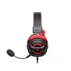 Auriculares Havit H2002E Pro con cable gaming negro rojo