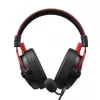 Auriculares Havit H2002E Pro con cable gaming negro rojo