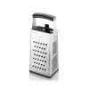 Rallador de caja GEFU 10761 negro plata acero inoxidable