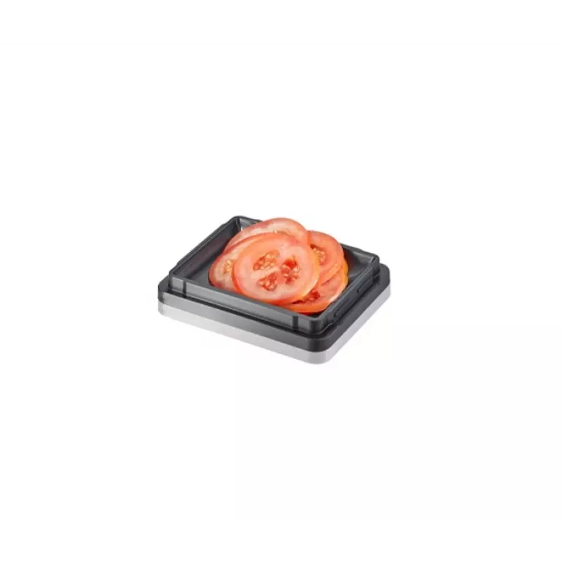 Rallador de caja GEFU 10761 negro plata acero inoxidable
