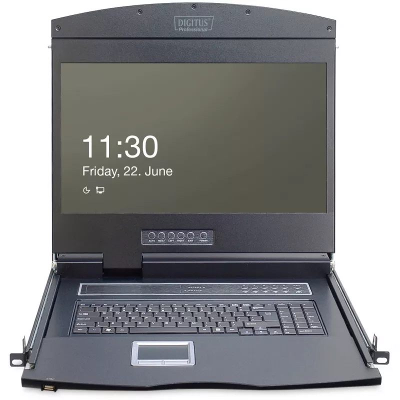 Consola modular Digitus DS-72211 con TFT de 19 pulgadas y touchpad