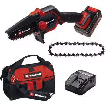 Sierra de podar a batería Einhell GE-PS 18/15 Li 18 V Li-ion 2.5 Ah, guía de 150 mm
