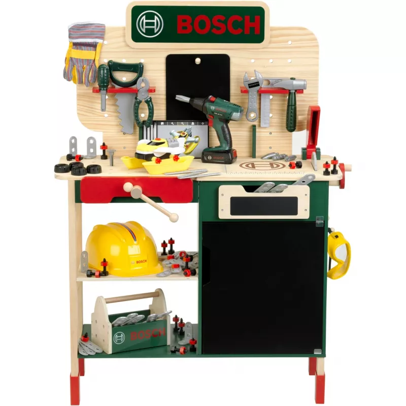 Banco de trabajo Bosch de madera (MDF) de Theo Klein 8734
