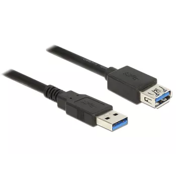 Cable USB DeLOCK 85056 USB 3.2 Gen 1 2m USB A negro