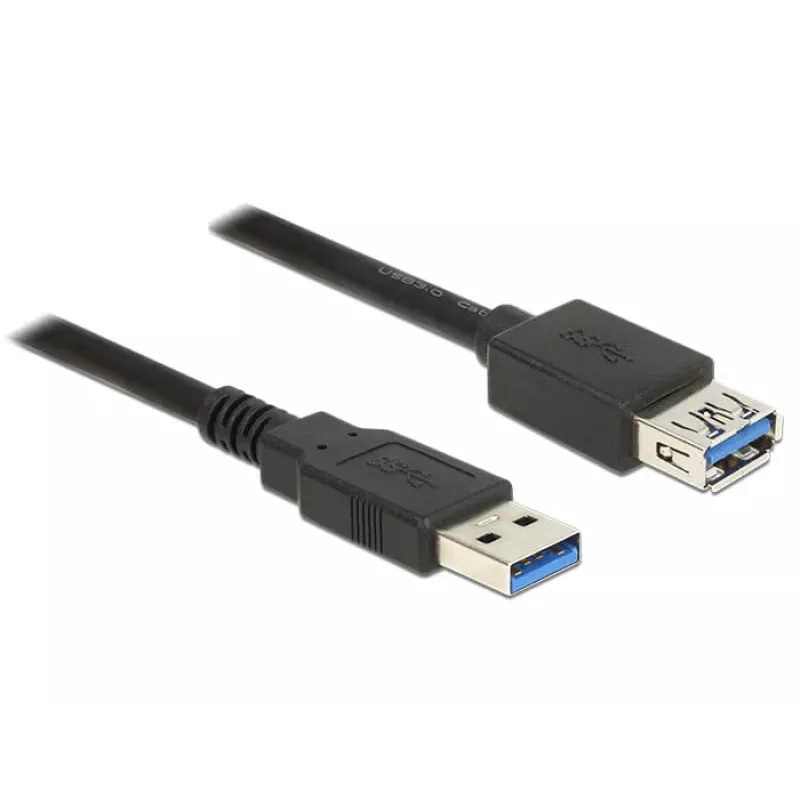 Cable USB DeLOCK 85056 USB 3.2 Gen 1 2m USB A negro