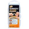 Pilas de botón Duracell A312 zinc-aire, pack de 6 para audífonos y pequeños dispositivos de audio