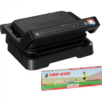 Parrilla de contacto Tefal, placa acanalada, extraíble, placa: 30x20 cm, revestimiento antiadherente, a (1446348)