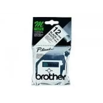 Cinta de etiquetar Brother M-K231S negro sobre blanco