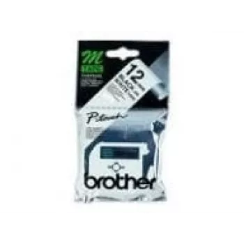 Cinta de etiquetar Brother M-K231S negro sobre blanco