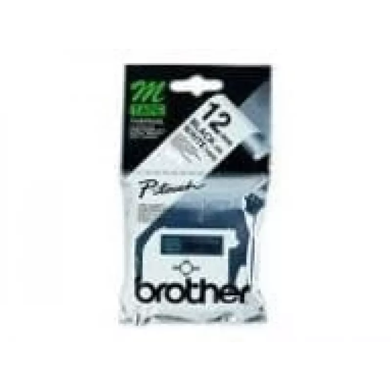 Cinta de etiquetar Brother M-K231S negro sobre blanco