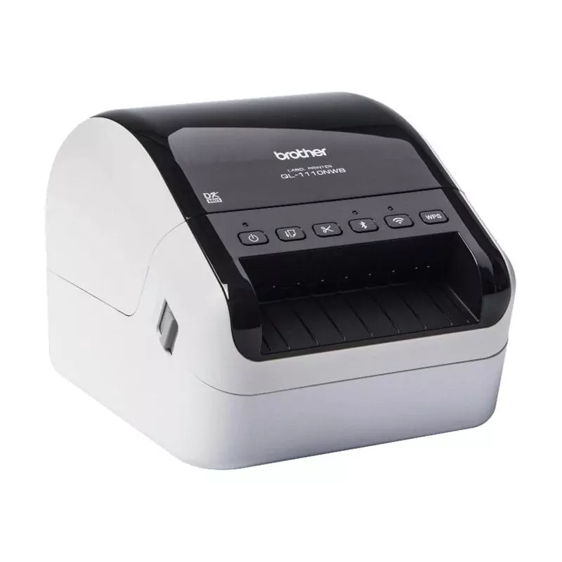 Impresora de etiquetas Brother QL-1110NWBC térmica directa 300x300 DPI 110 mm/s con cable inalámbrica