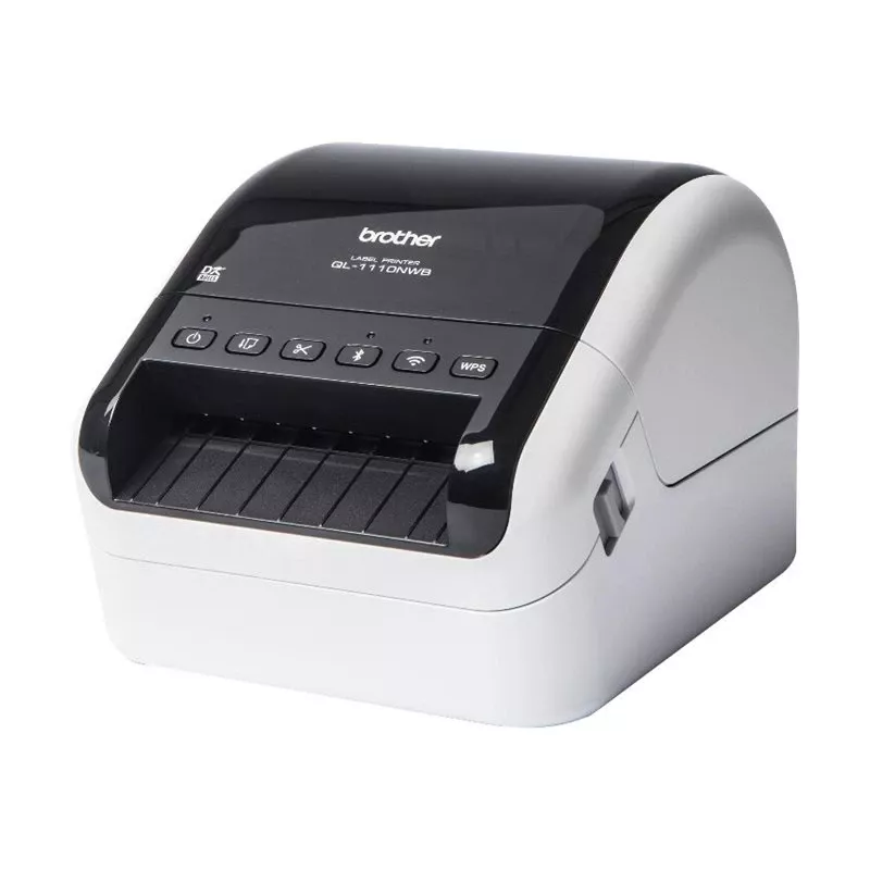 Impresora de etiquetas Brother QL-1110NWBC térmica directa 300x300 DPI 110 mm/s con cable inalámbrica