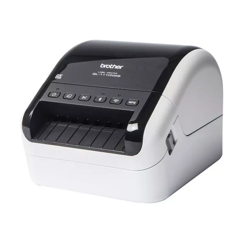Impresora de etiquetas Brother QL-1110NWBC térmica directa 300x300 DPI 110 mm/s con cable inalámbrica