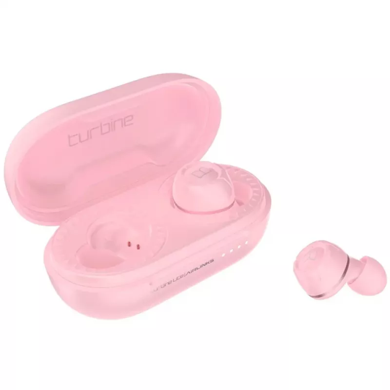 Turbine AirLinks Lite, auriculares rosa, Bluetooth, USB-C