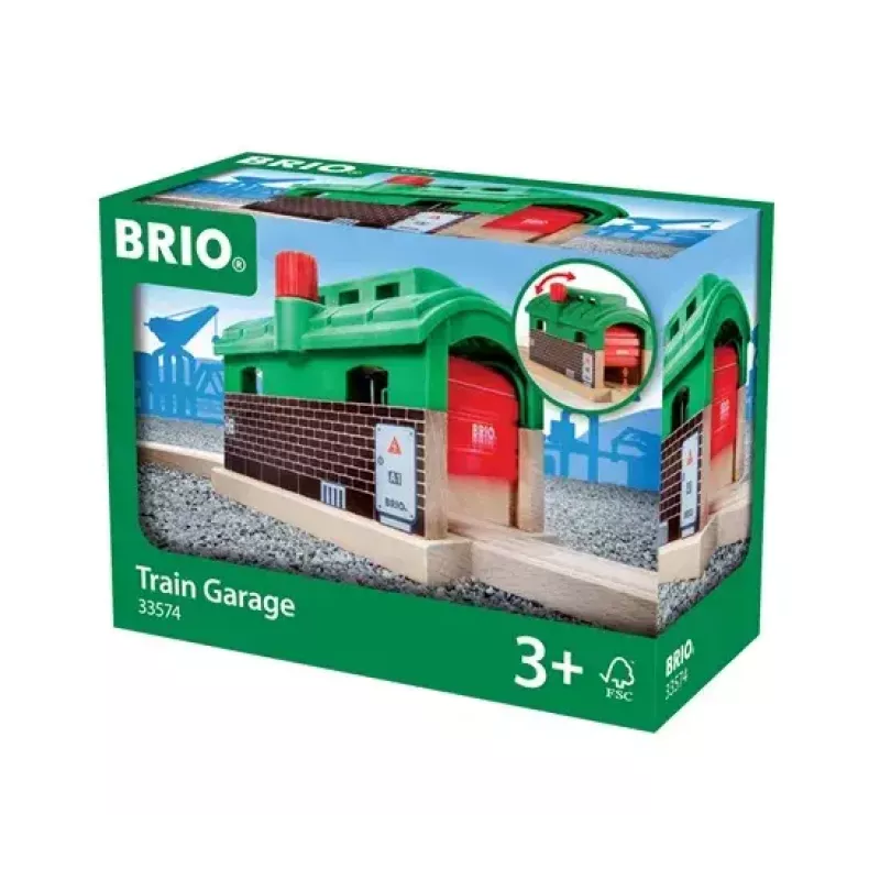 Accesorio para trenes en miniatura BRIO garaje de tren