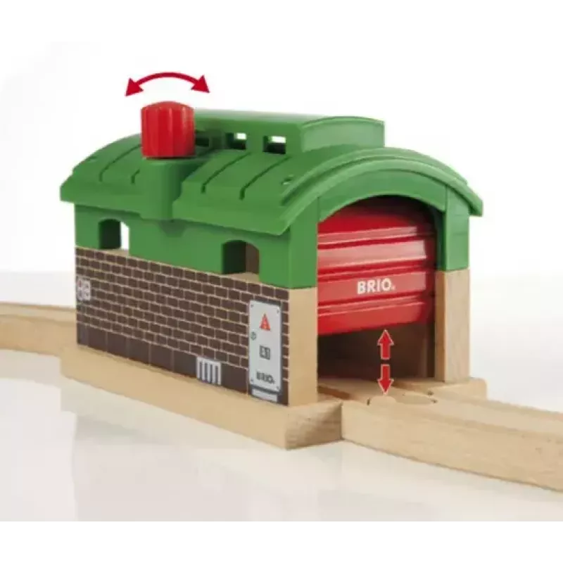 Accesorio para trenes en miniatura BRIO garaje de tren