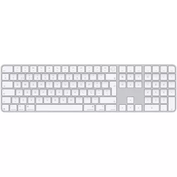 APPLE Magic Keyboard con Touch ID y teclado numérico para modelos de Mac con Apple Silicon – Portugués – Teclas blancas
