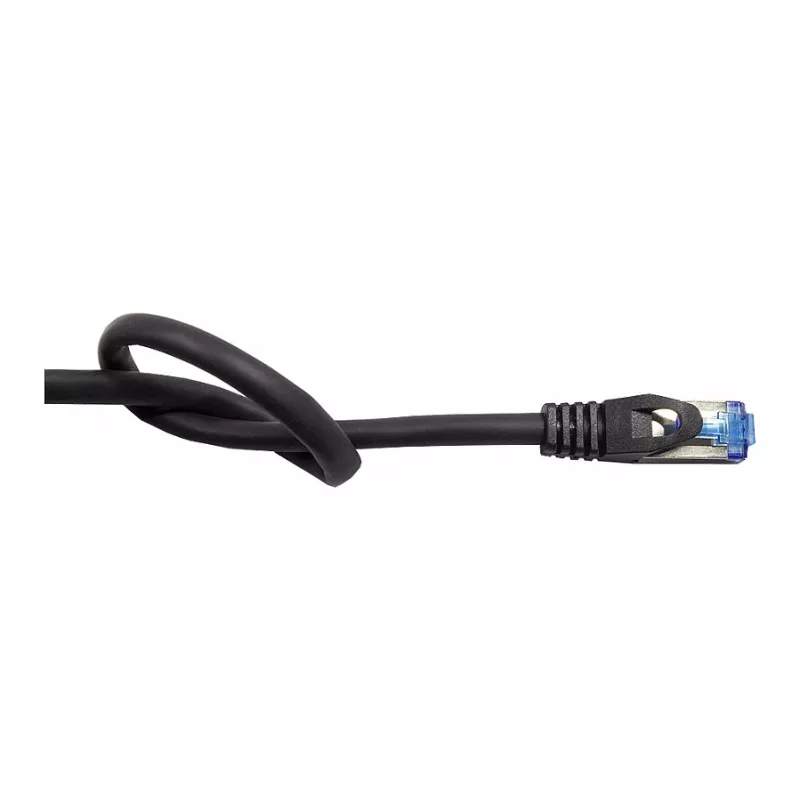 RNS® cable de parcheo SmartFLEX, Cat.6A, S/FTP, PiMF, libre de halógenos, 500MHz, negro, 25m, Good Connections® (8060-SF250S)