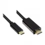 Good Connections GC-M0100 - 1 m - HDMI tipo A (estándar) - USB Type-C - conector macho - conector macho - recto