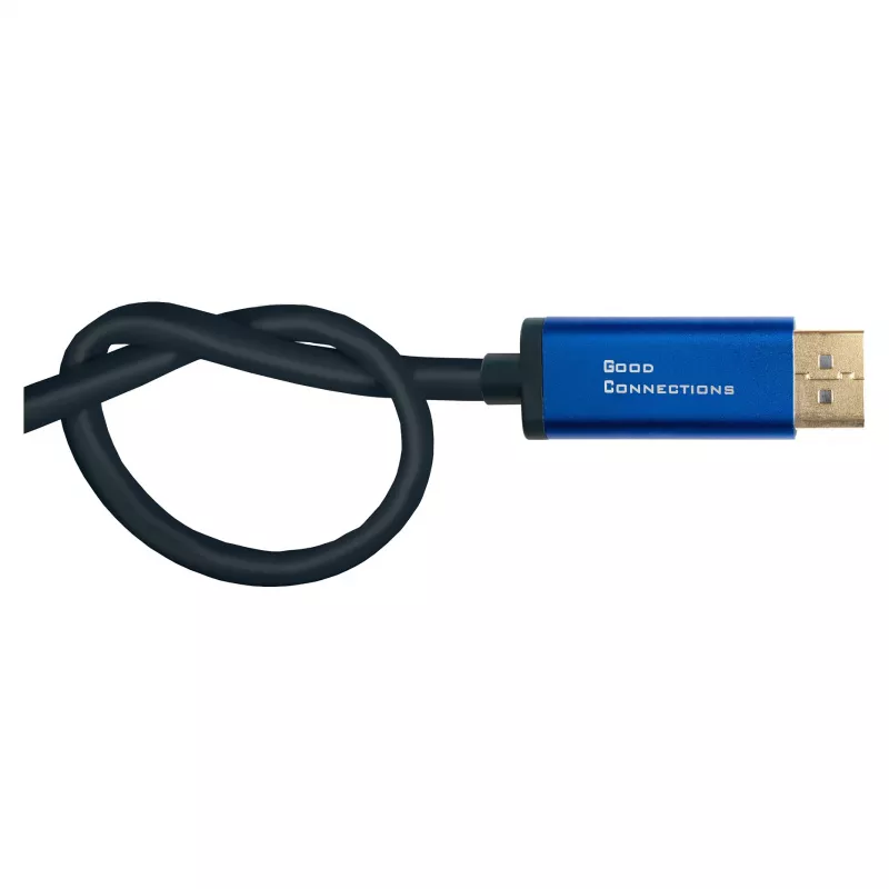Alcasa 4812-CSF010B Cable adaptador USB-C - 1 m - USB Type-C - DisplayPort - conector macho - conector macho - recto (4812-CSF010B)