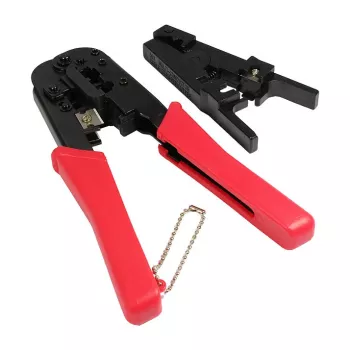 Good Connections Kit de herramientas universal para redes 6 en 1 - incl. 20x conectores RJ45/fundas antipinzamiento