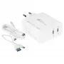 Good Connections GC Cargador rápido USB 140W tecnología GaN, 2x USB-C, PD 3.1, QC 5.0, PPS blanco -• Cargador rápido USB 140W• para smartphones