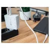 Good Connections GC Cargador rápido USB 140W tecnología GaN, 2x USB-C, PD 3.1, QC 5.0, PPS blanco -• Cargador rápido USB 140W• para smartphones
