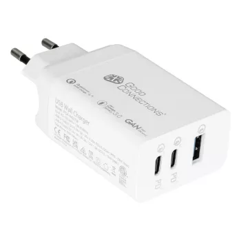 Alcasa PCA-W007W Cargador para dispositivos móviles universal blanco cargador rápido de CA para interiores (PCA-W007W)