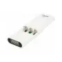 ALLNET Powerbank 18650 3,7V pack de 3 blanco ALL-PB104 - Batería - Micro (AAA)