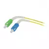 Synergy 21 Cable de parcheado de fibra óptica de 1 fibra 1,0 m SC-SC(APC) - 9/125u - OS2 - G657A2 - AD=2mm - funda antipinzamiento flexible (S215731)